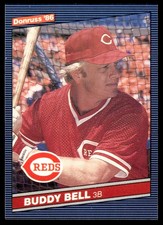 1986 Donruss Buddy Bell Cincinnati Reds #447