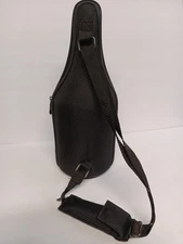 Wine Bottle Cooler CaddyO Shoulder Stap Black Fabric