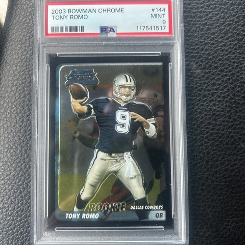 PSA 9 2003 Bowman Chrome #144 Tony Romo Dallas Cowboys ROOKIE | eBay