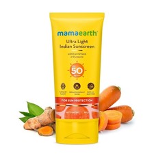 Mamaearth Ultra Light Indian Sunscreen SPF 50 PA Lightweight 50g