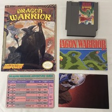 Dragon Warrior (Nintendo NES, 1989) Authentic, Tested, posters & Strategy Guide
