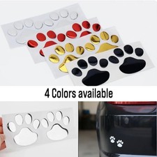 2pcs 3d Cat Dog Paw Print Car Decal Sticker Pc Sticker Animal Pet Lovers Gift 2pcs 3d Cat Dog Paw Print Car Decal Sticker Pc Sticker Animal Pet Lovers Gift