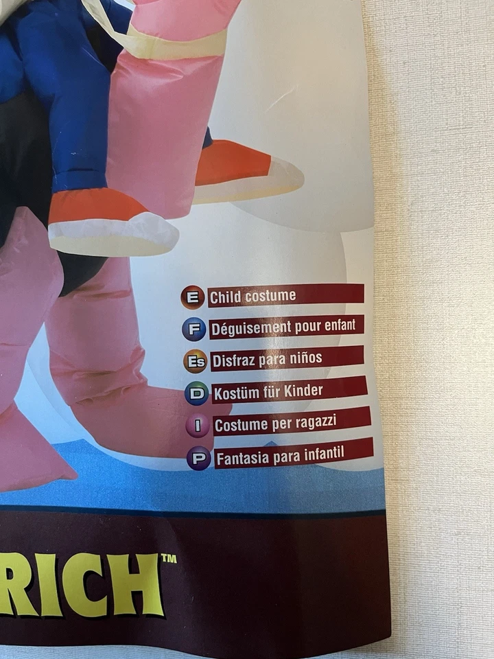 Ostrich Inflatable Ride-On Costume One Size (5-7) - Image 2 of 4