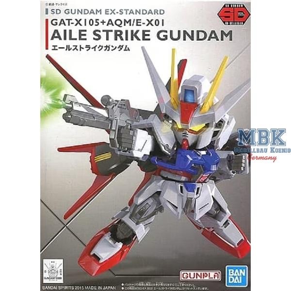 Bandai BAN5057598 Sd GAT-X105 + AQM/E-X01 Aile Strike 8 Cm-image