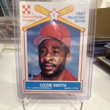 Ralston Purina Collector's Edition Ozzie Smith #13 St. Louis Cardinals Baseball…