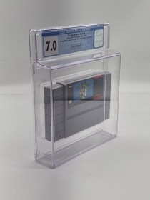 Super Mario World (SNES, 1991) CGC 7.0 Graded Cart Not WATA, PSA, VGA