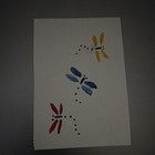 Watercolor Dragonflies-Original ACEO Watercolor Landscape 2.5 x 3.5 — photo 2