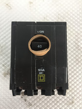 SQUARE D QOB340 40 AMP 240 VOLT 3 POLE BREAKER...157