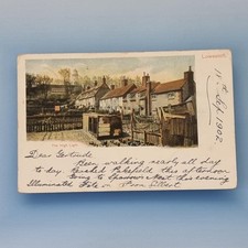 Lowestoft Postcard 1902 Suffolk High Light Lighthouse Score Early Vignette