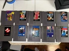 10 NINTENDO NES LOT +sleeves Dr Jekyll Mr Hyde Ghostbusters Back To Future AVGN