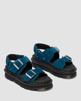 Dr. Martens ZEBZAG Sandals NEPTUNE BLUE SUEDE 42689400 Japan New