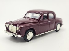 Vanguards Rover P4 Maroon VA1900 Boxed - Unused Number Plates & Mirrors 1:43 MIB