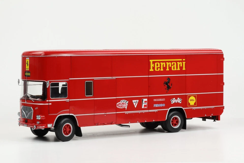 1:18 CMR Om Fiat 150 Rolfo F1 Scuderia Ferrari 70er Anni Camion da Corsa Fora - Immagine 3 di 4