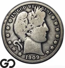 1909-O Barber Half Dollar
