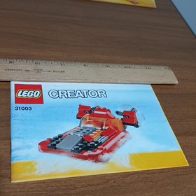LEGO CREATOR: Red Rotors Helicopter Airplane Motor Boat 3 In 1 (31003)
