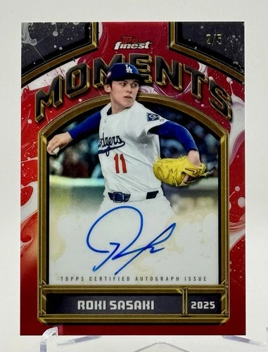 2026 Topps Finest Roki Sasaki Red (RAW)