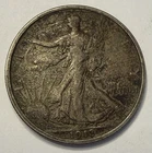 1918-P Walking Liberty Half Dollar – VF/EF Dark Speckle Tone