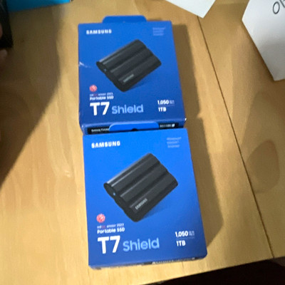 Samsung T7 Shield 1TB Portable External SSD 1050MB/s Water/Dust/Drop Resistant