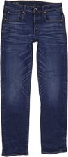 G-Star 3301  Herren Blau Straight Regular Stretch Jeans W30 L31 (86396)