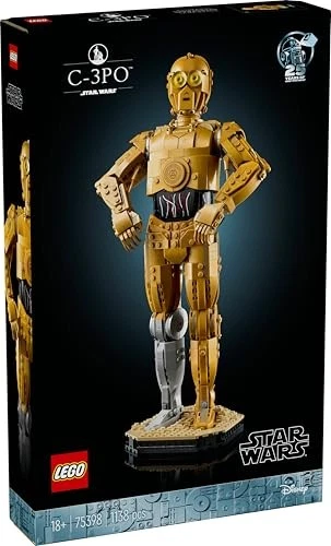 LEGO Star Wars C-3PO 75398 1138 piezas figura construible 25 aniversario adul... - Imagen 2 de 4