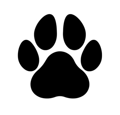Pfotenabdruck Vinyl Aufkleber 5 cm Hund Katze Auto Wand Glas Basteln Tier Aufkleber