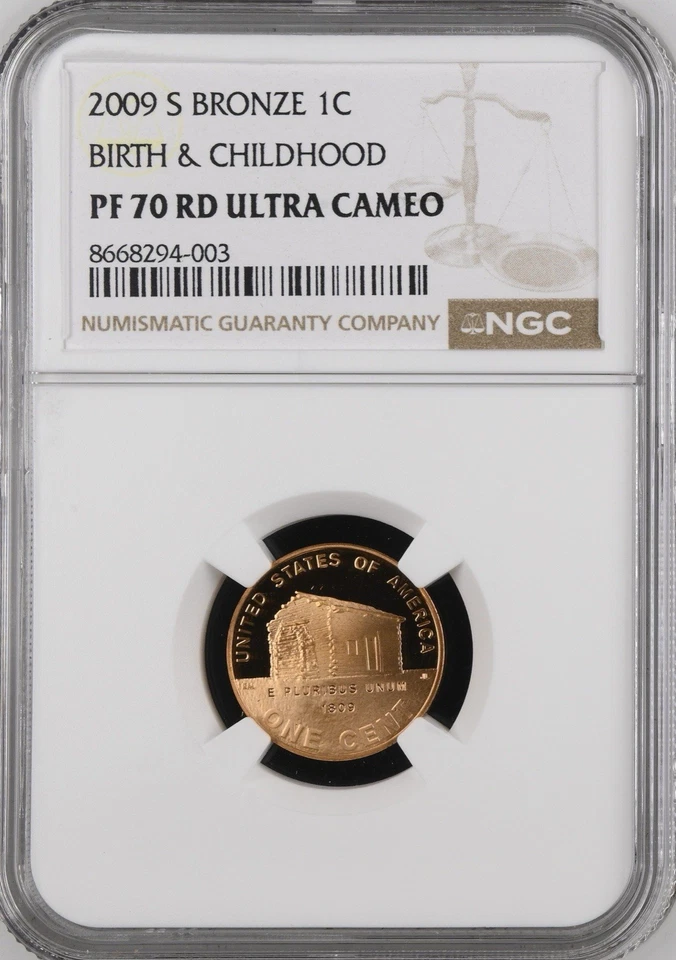 2009 S Bronze Lincoln Proof Cent Set PF70 RD Ultra Cameo - Image 2 of 4