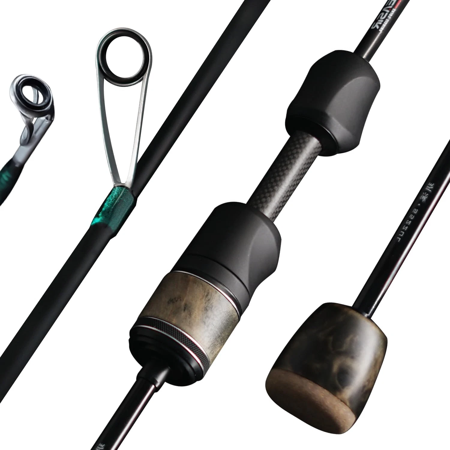 Stream Fishing Rod, Ultralight Spinning Rod Travel Bait Casting Rod, 2 Piece,...