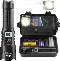 Led Taschenlampe 500000 Lumen Usb C Aufladbar Taktisch