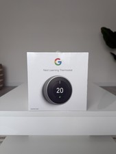 Image of New & Sealed Google Nest 3rd Gen Learning Thermostat - T3028GB - Stainless Steel