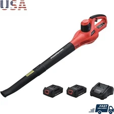 20V Cordless Leaf Blower 117MPH Lightweight Battery Powered Portable Sweeper New
