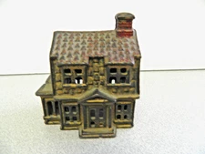 A.C. Williams Colonial House Still Bank Vintage Toy Period Antique