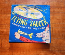 Vintage G.B. Flying Saucer Toy in Box