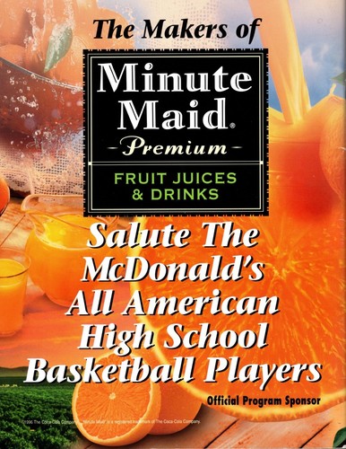 1996 McDonalds All American High School Game Program Kobe Bryant - Picture 2 of 14