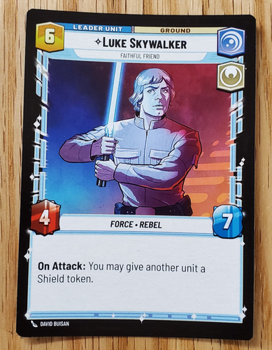 Judge Promo Foil Luke Skywalker, Star Wars Unlimited, C3OP Fantasy Flight - Picture 2 of 2