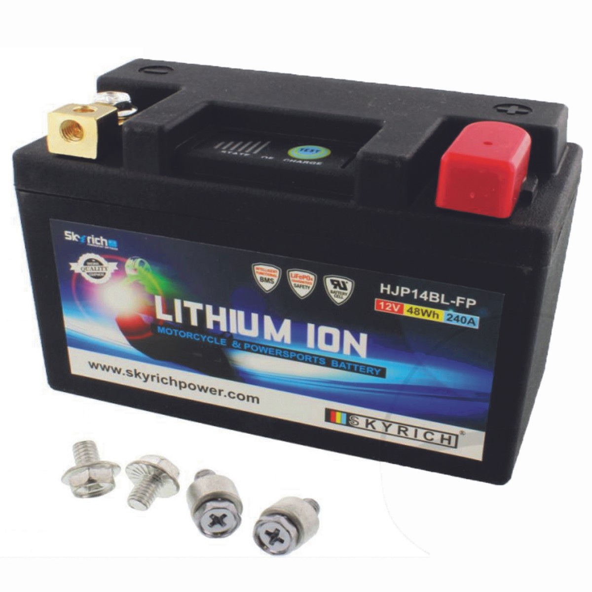 Skyrich HJP14BL-FP Lithium Batterie für Suzuki Triumph Honda BMW