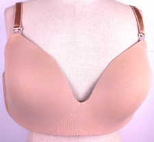 Auden Beige Lightly Lined Wireless Nursing Bra Size 38 D           29 