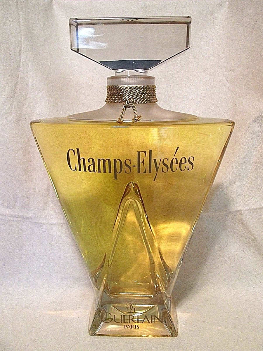 Champs Elysees Guerlain Giant Glass Perfume Bottle DISPLAY FACTICE