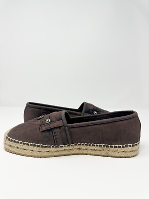 サンダル DOLCE & GABBANA Brown Denim Espadrilles Dolce & Gabbana Men's Patch Denim Espadrilles Brown 13 US