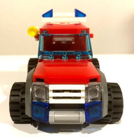 LEGO City Fire 7942 Off Road Fire Rescue 100% Complete with Minifigure