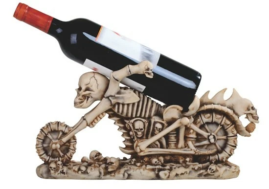 Motorcycle outlet wine holder