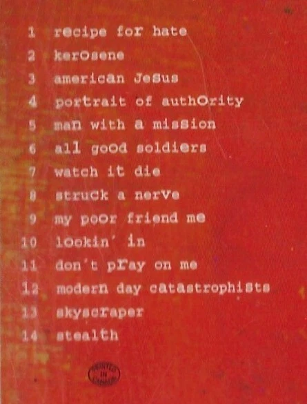 Bad Religion: Recipe for Hate, 1998 epitaph, 86420 - Bild 3 von 4