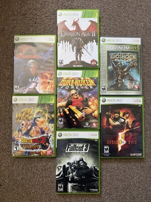  Microsoft Xbox 360 Lot of 7 Games