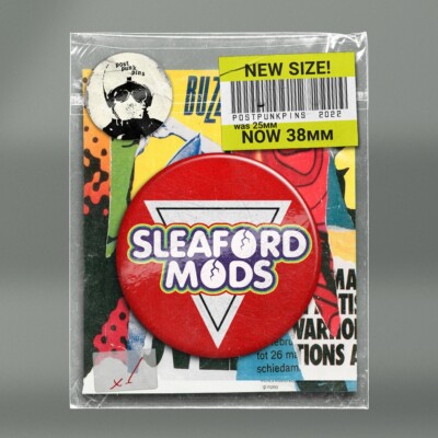 SLEAFORD MODS - Mork n Mindy Ersatzrippen Billy Nomates 38 mm Anstecker Button Pin x1