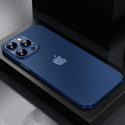 For iPhone 17 16 15 14 Pro Max 13 12 Slim Matte Hard Ultra-thin Phone Case Cover