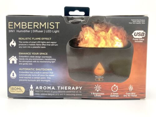 Flame Diffuser Humidifier Fireplace Humidifier Embermist Tiny Home Camper NEW - Picture 2 of 13