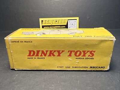 Dinky toys meccano sgdg France Fiat 1800 break #548 VOITURE miniature ancien blu