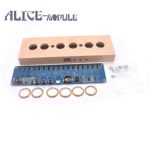 Orologio digitale tubo In14 nixie kit fai da te, display a colori, decorazioni famiglia B2AM - Foto 10 di 13