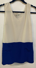 Forever 21 Two Toned Sleeveless Side Zip Pocket Dress! sz M