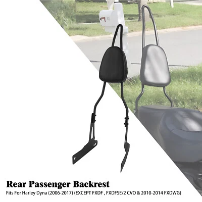 Passagier Rückenlehne Sissy Bar Für Harley Dyna Super Glide Switchback 2006-2017 - Bild 1 von 4