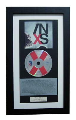 INXS X CLASSIC CD Album TOP QUALITY FRAMED+EXPRESS GLOBAL SHIP+SUICIDE BLONDE